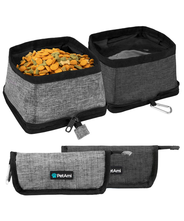 Travel Collapsible Dog Bowl Foldable Expand Water Dish for Pet Cat Food Hiking