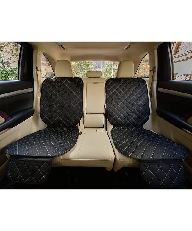 2Pcs Front Seat Covers, Front Dog Car Seat Cover, Durable Pet Car Seat Protectors with Anti-Slip Backing for Car SUV (Black)