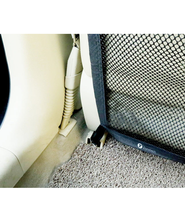 Zone Tech Vehicle Car Travel Pet Dog Car Back Seat Net Mesh Barrier 47X34"