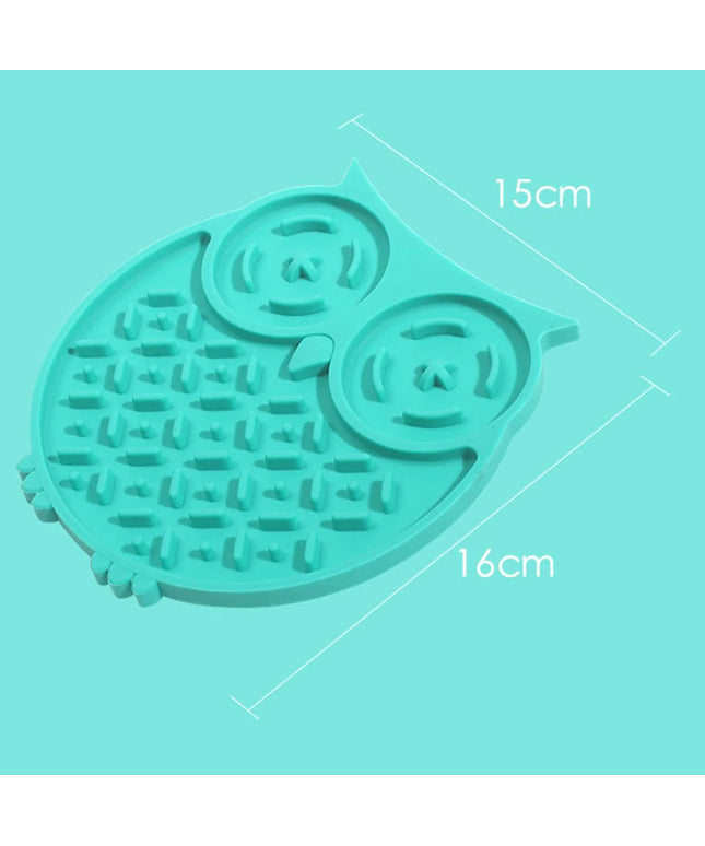 Slow Feeding Mat for Dogs & Cats, Slow Feeder Licking Pad with Non-Slip Design, Feeder Mat for Yogurt or Pea Nut Butter, Pet Food Mat with Suction Cup for Bathing, Grooming,And Nail Trimming